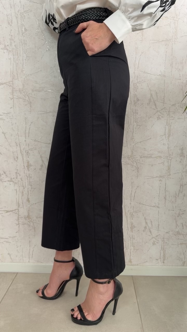 Παντελόνι Καπαρτινα-μαύρο