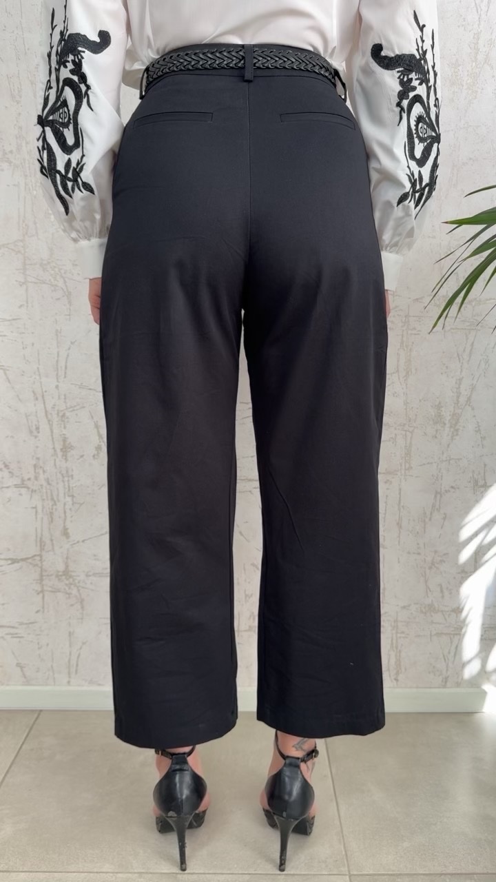 Παντελόνι Καπαρτινα-μαύρο