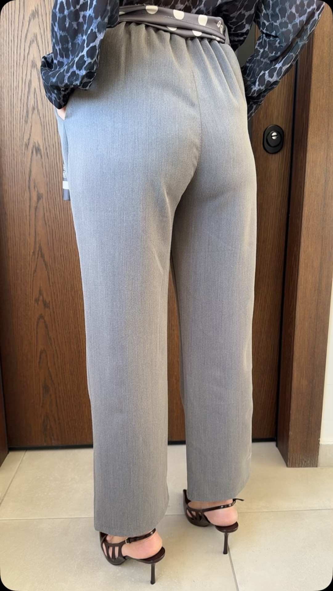 Παντελόνι γραφείου- Γκρι