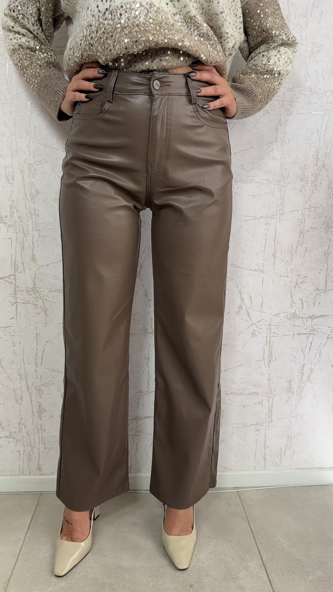 Δερματίνη παντελόνι-Πουρου