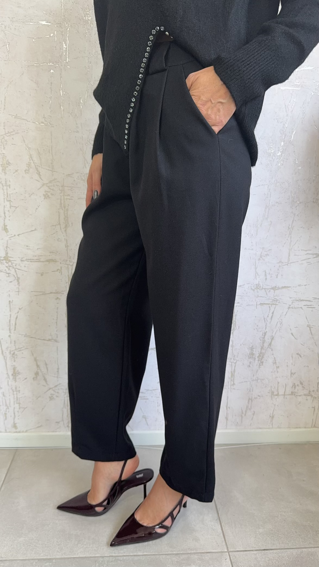 Παντελόνι γραφείου- Μαυρο