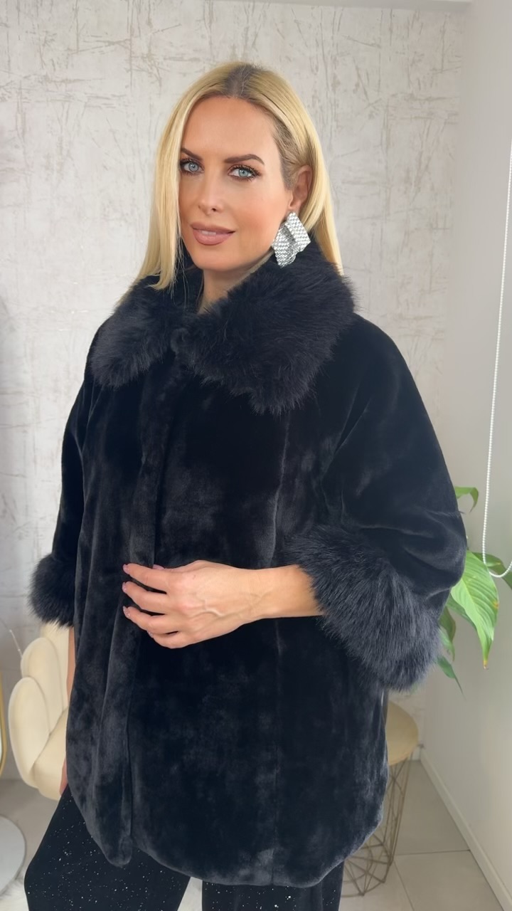 Hanover Faux Fur-Μαυρο