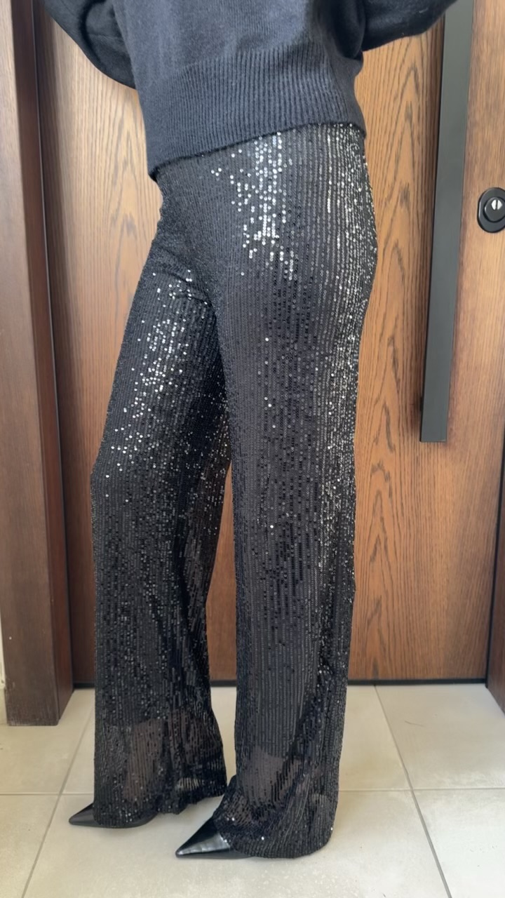 Παντελονα Παγιετα-Μαύρο