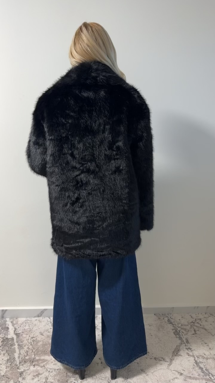ELAISA ECO FUR – Μαυρο