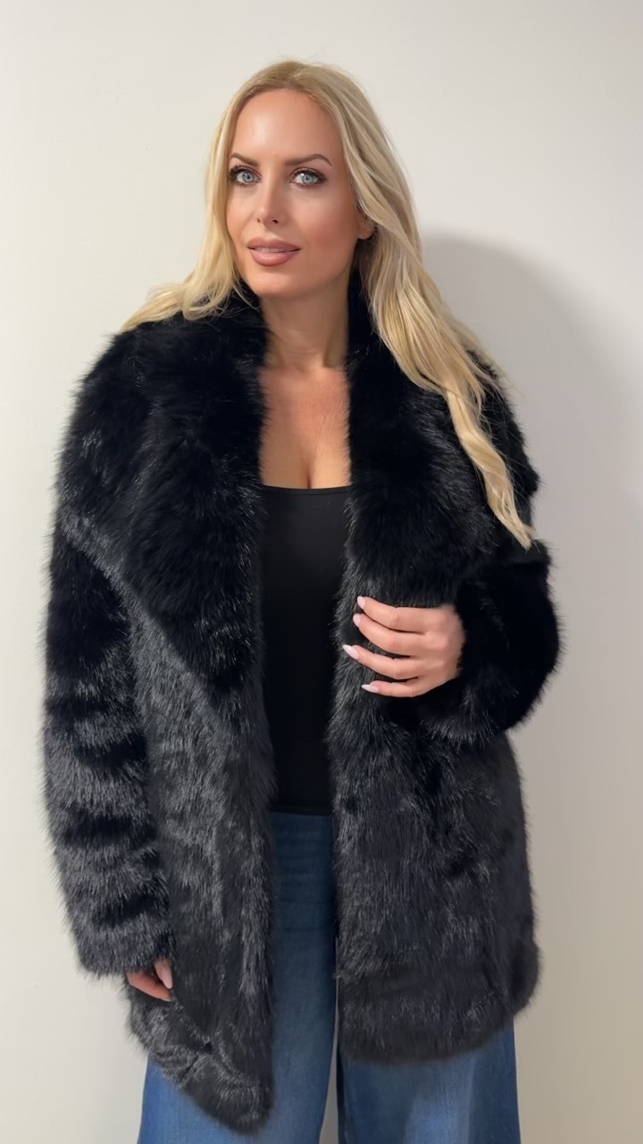 ELAISA ECO FUR – Μαυρο