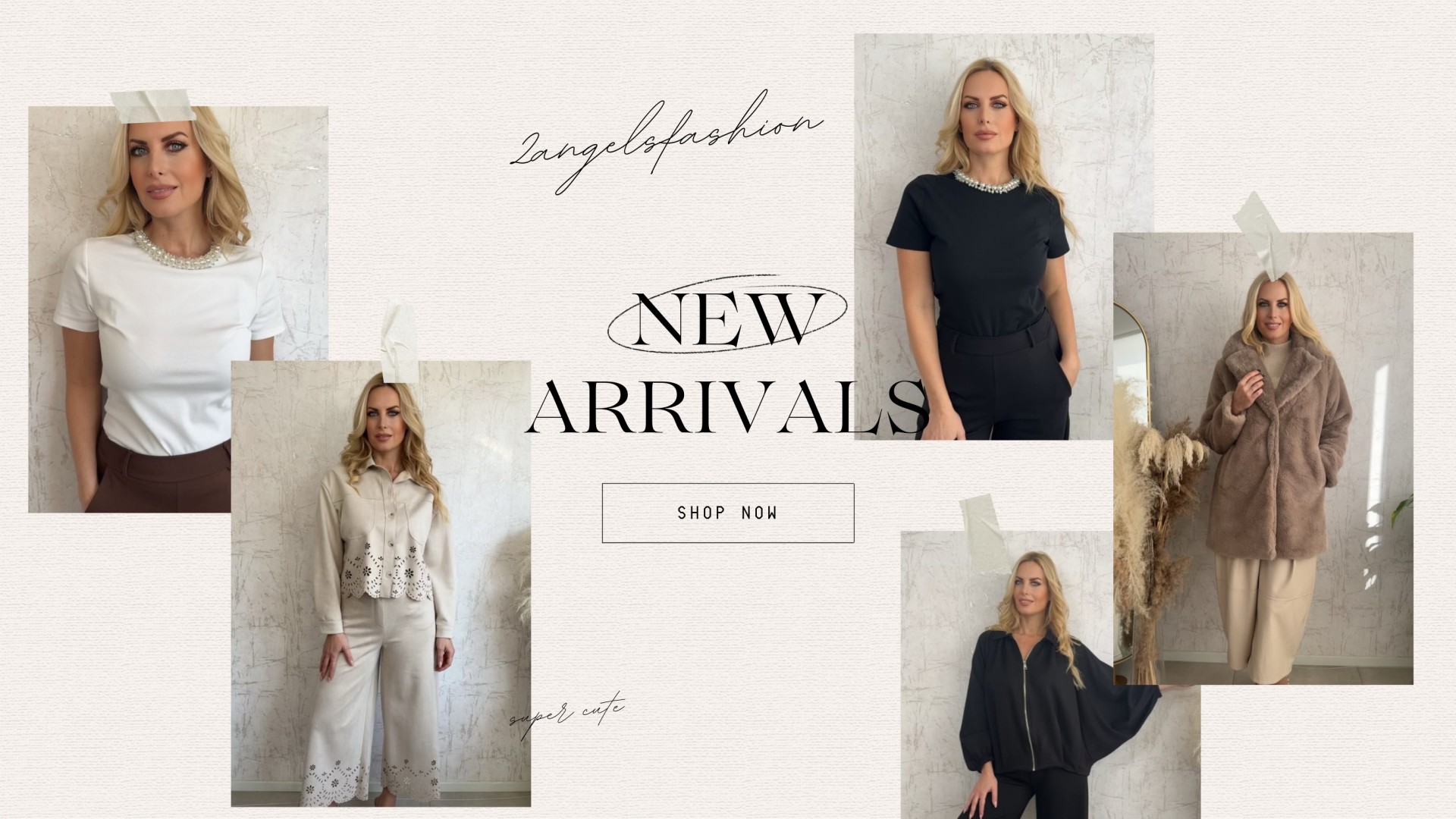 Beige Elegant Fashion Brand Website Homepage Banner (1)