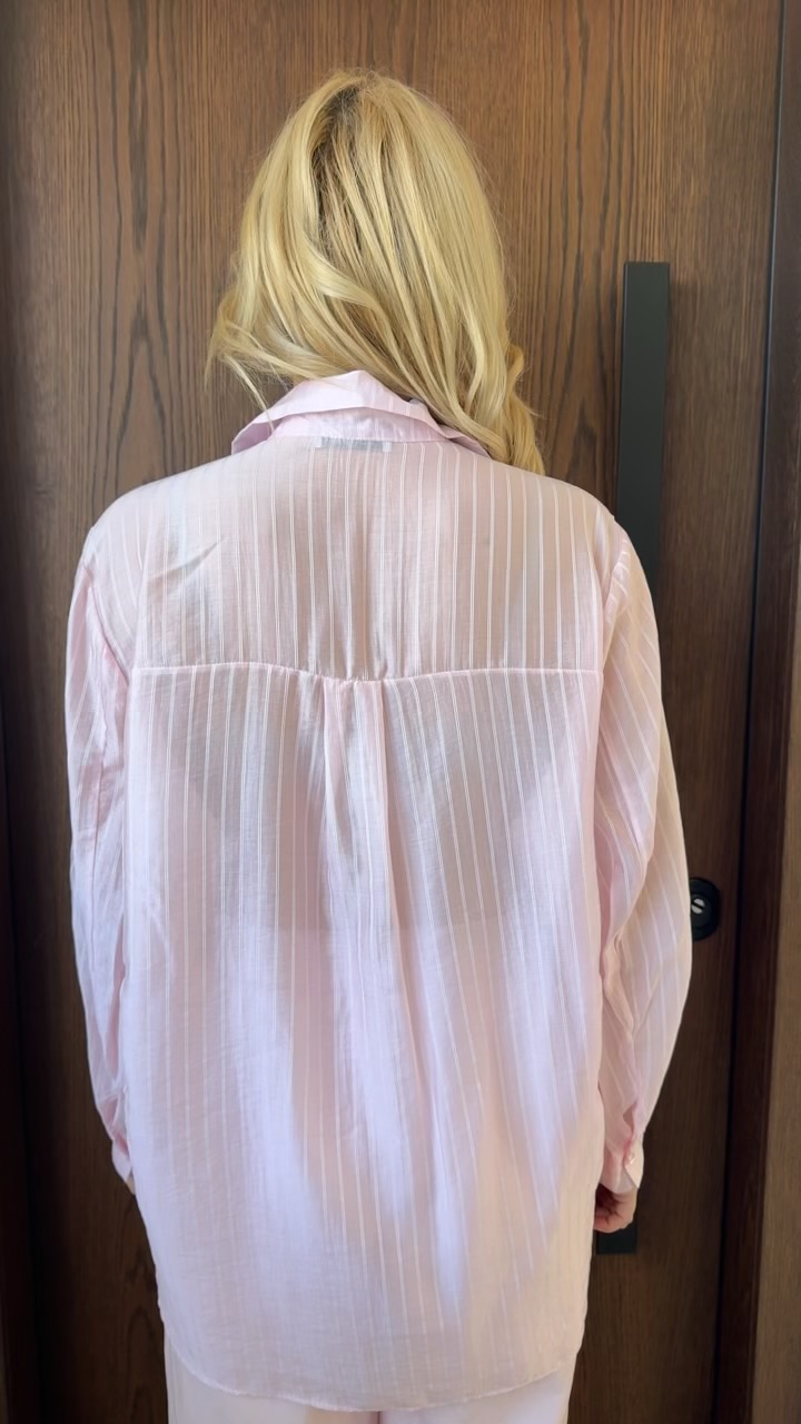 Πουκάμισο ριγέ- Ροζ