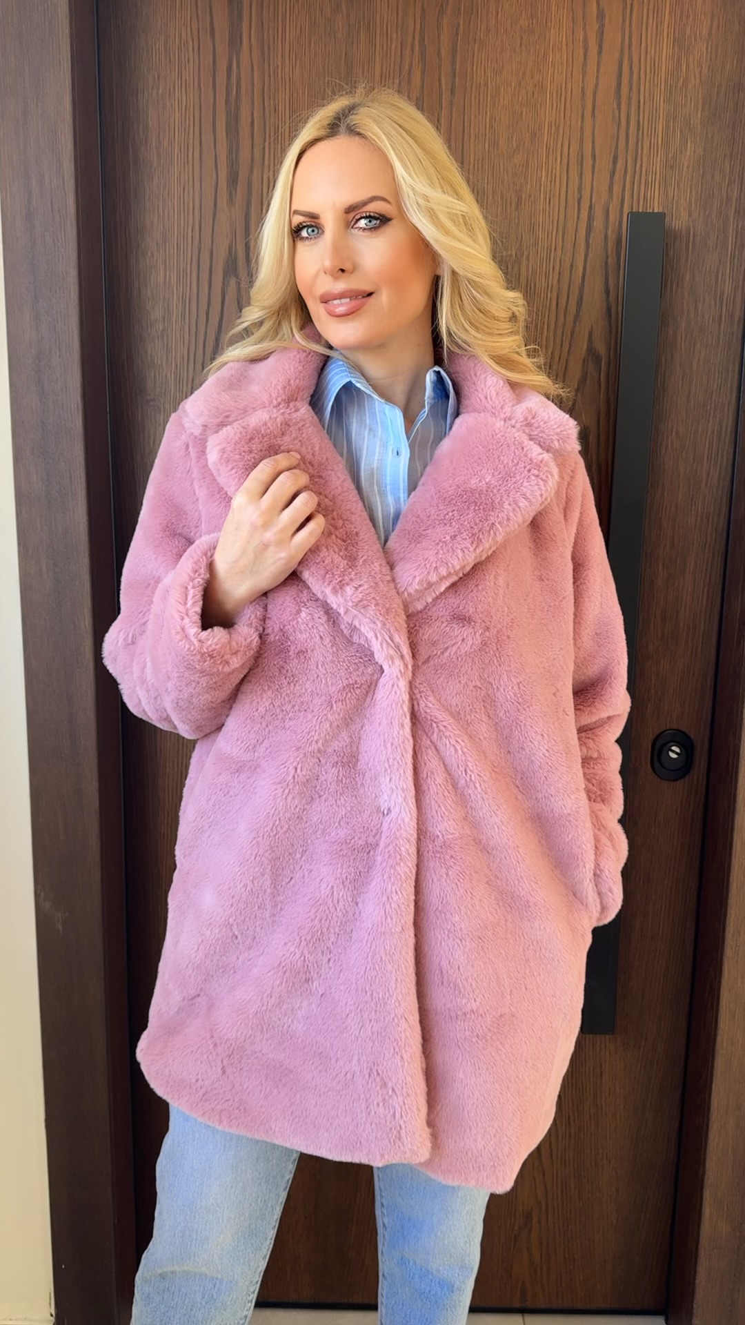 Οικολογική γούνα - Ροζ