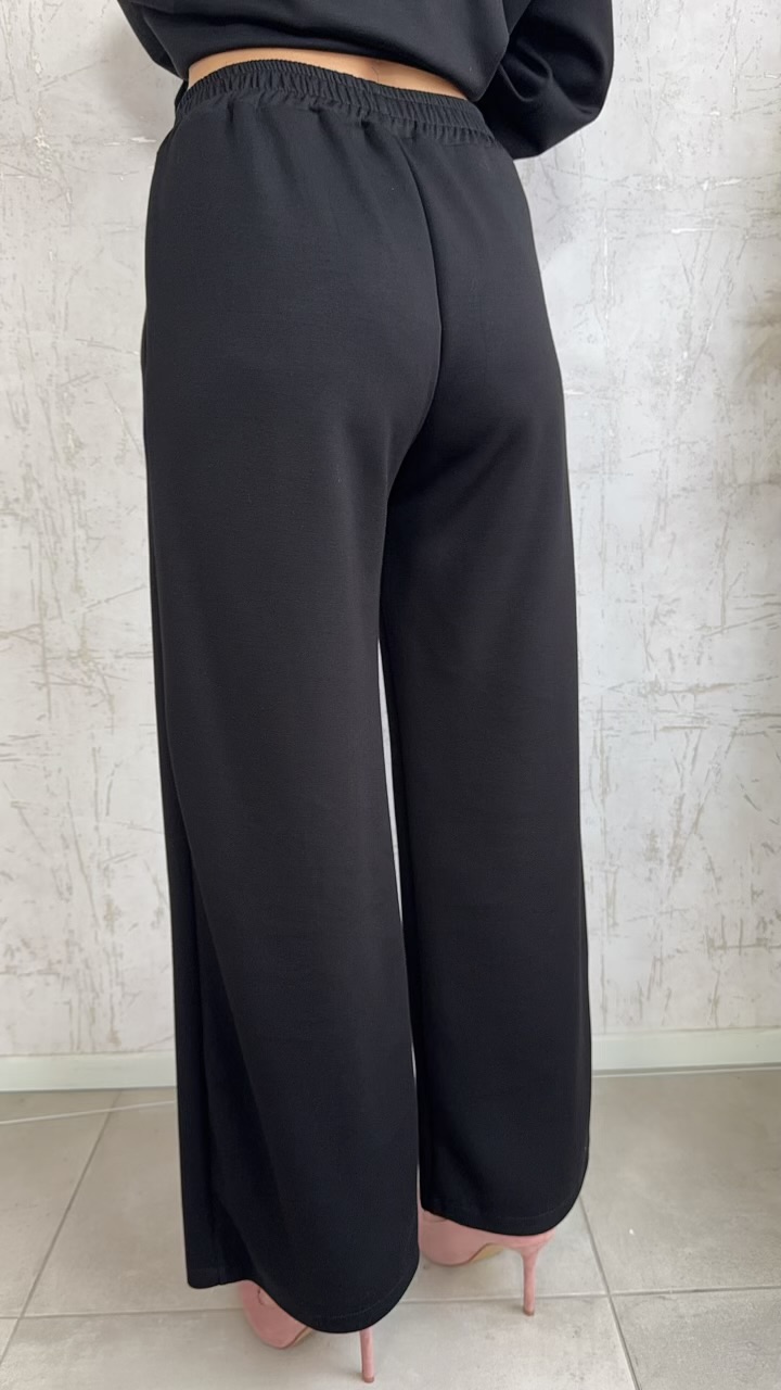 Σετ φόρμας με φουλάρι- Μαυρο