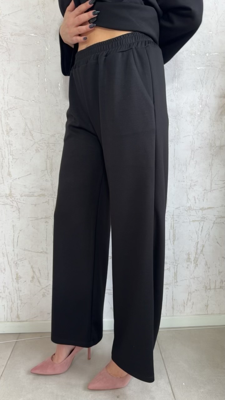 Σετ φόρμας με φουλάρι- Μαυρο