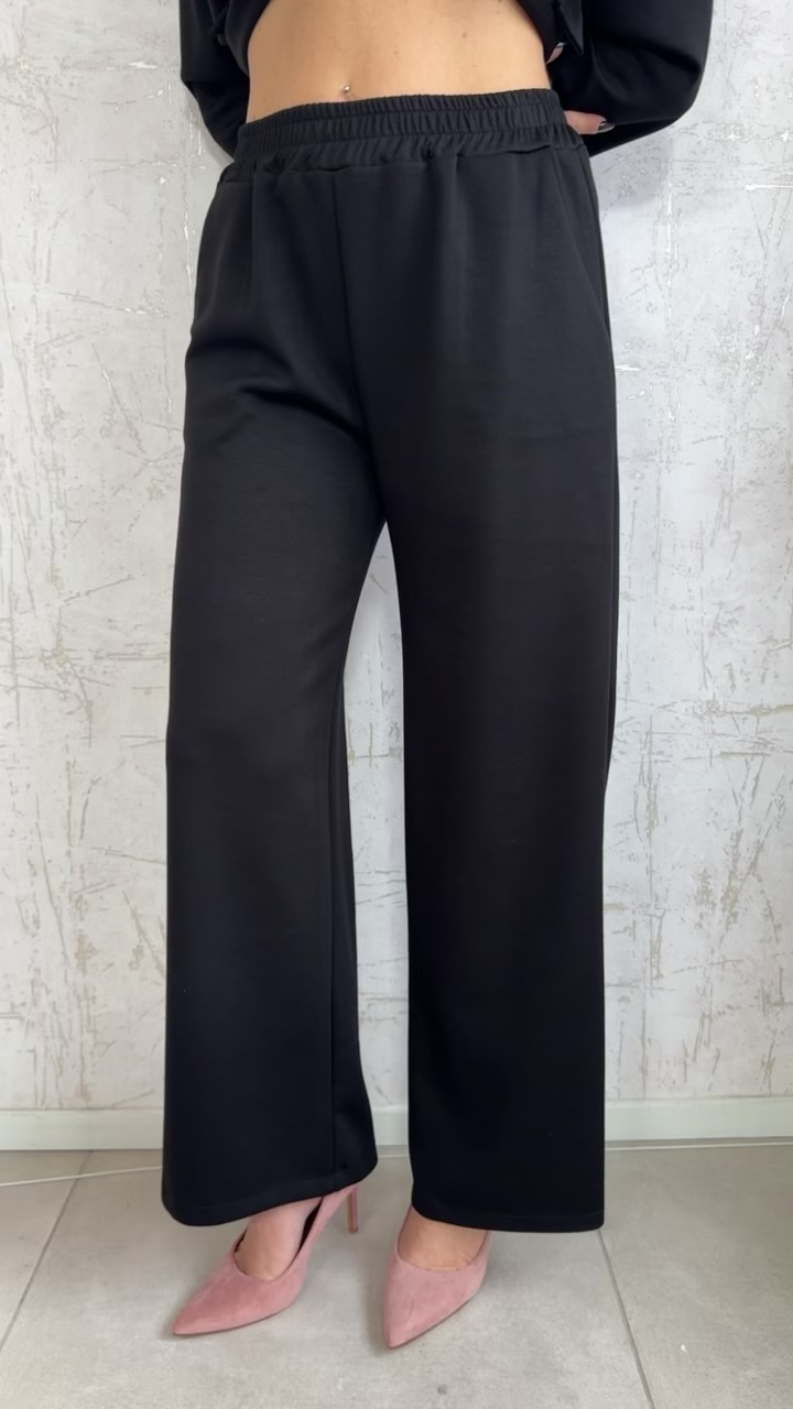 Σετ φόρμας με φουλάρι- Μαυρο