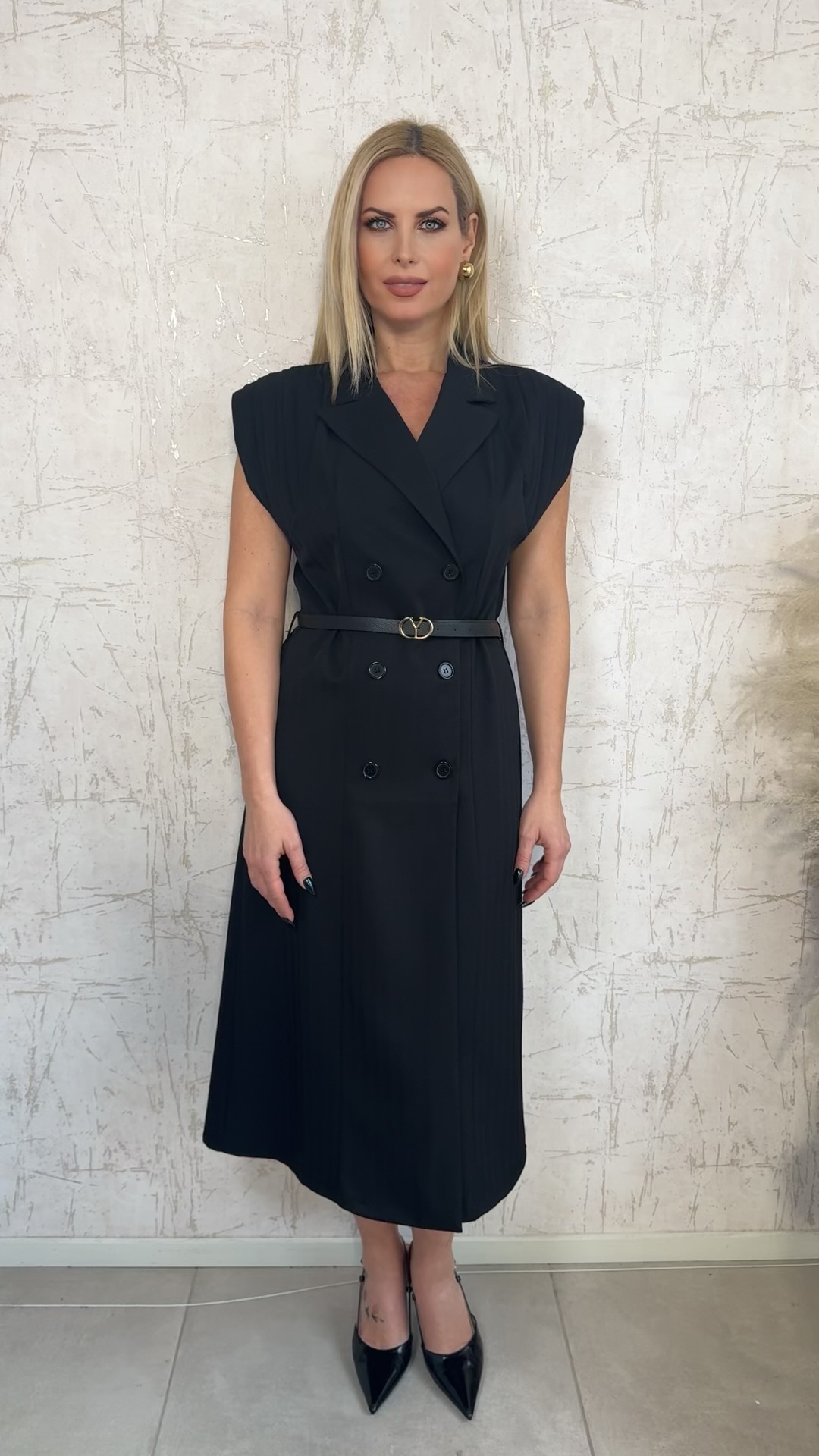 Katherine φόρεμα- Μαύρο