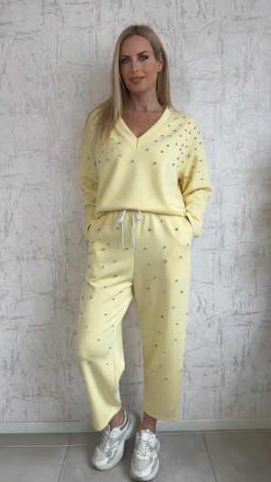 Claudia σετ φόρμας- Κίτρινο