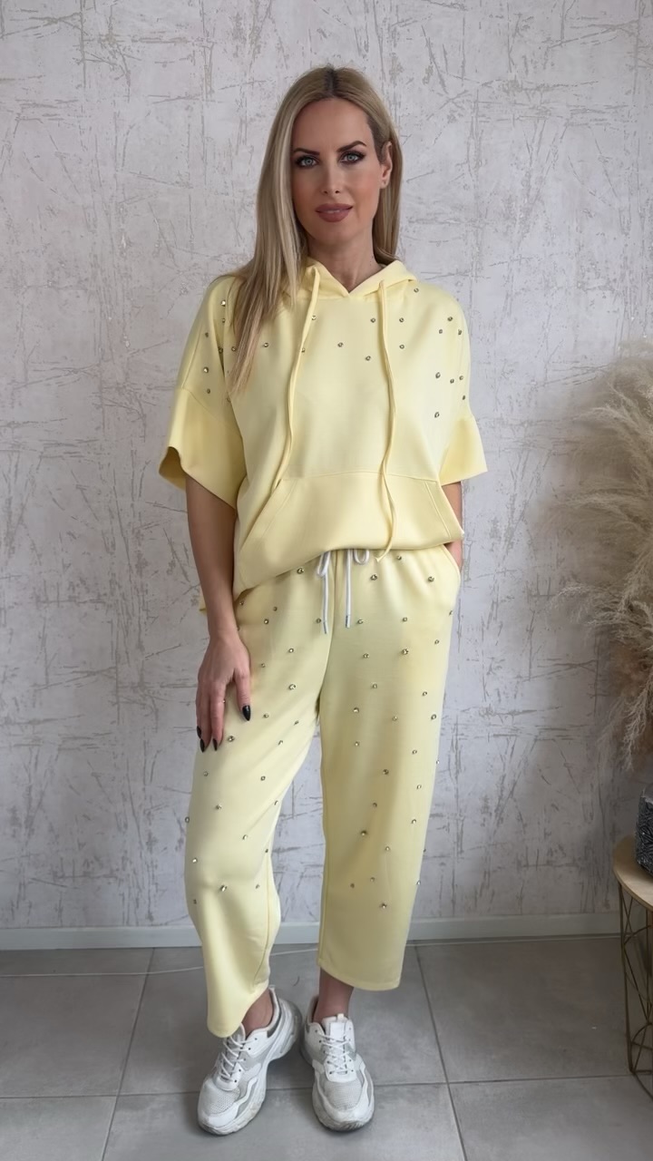 Σετ φόρμας Bella- Κίτρινο