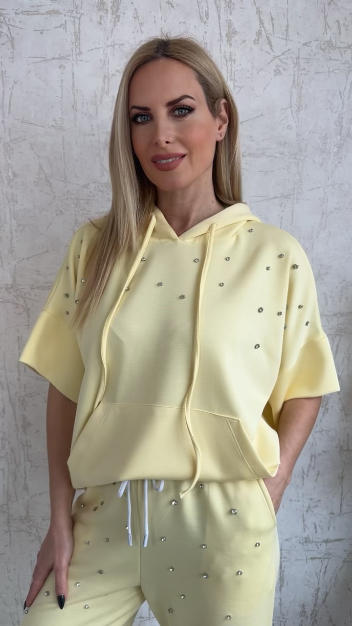 Σετ φόρμας Bella- Κίτρινο