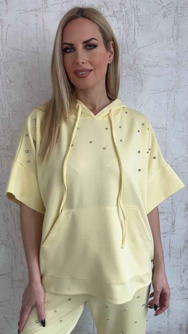 Σετ φόρμας Bella- Κίτρινο