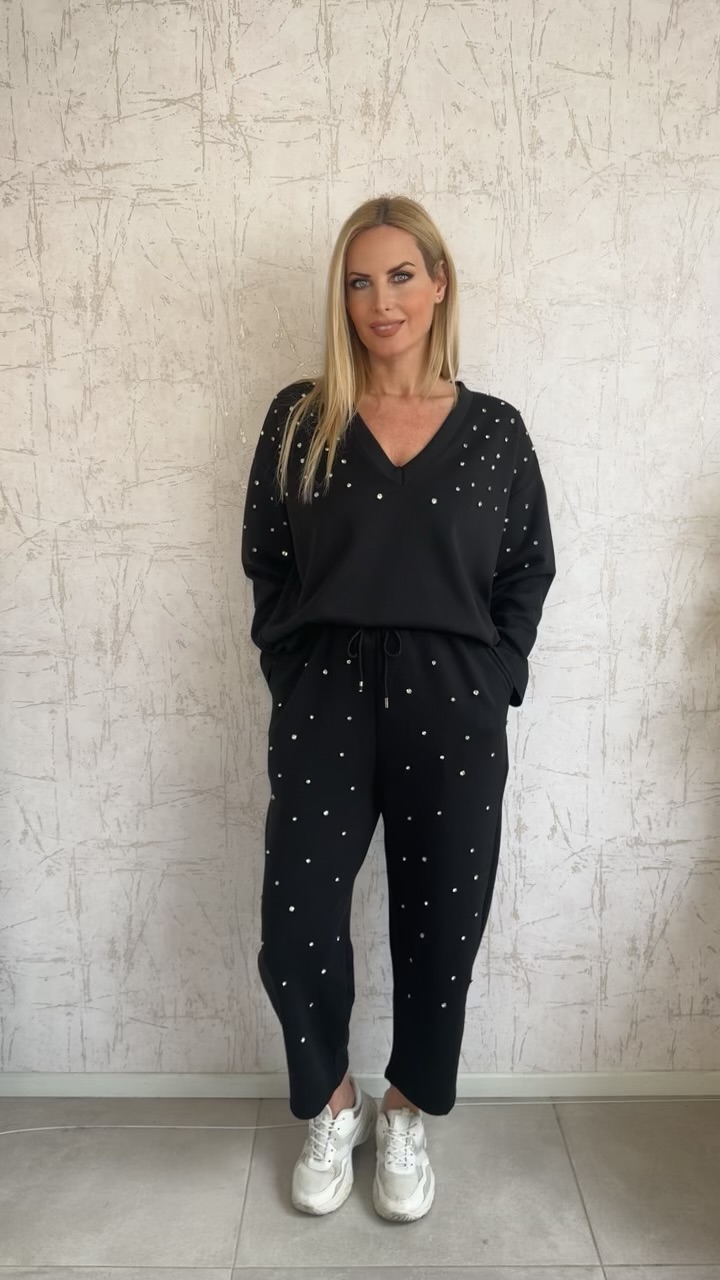 Claudia σετ φόρμας- Μαυρο