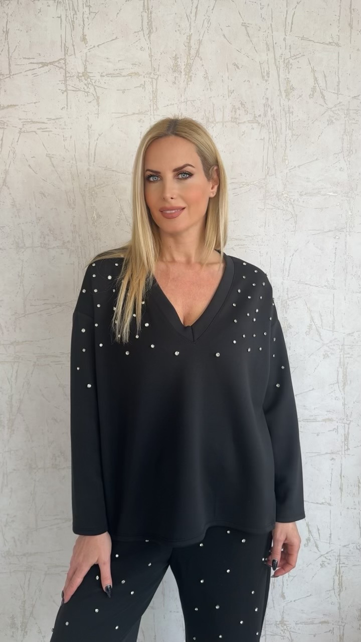 Claudia σετ φόρμας- Μαυρο