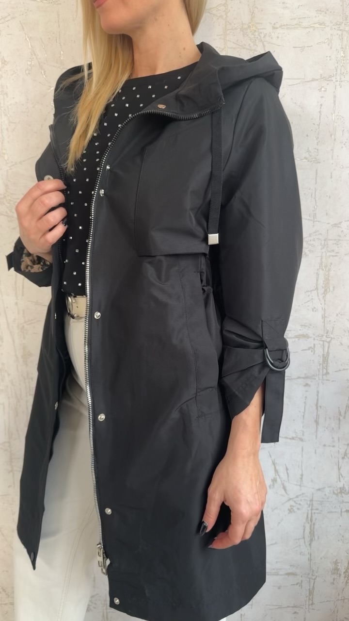 Αδιάβροχη καπαρτινα--Μαυρο