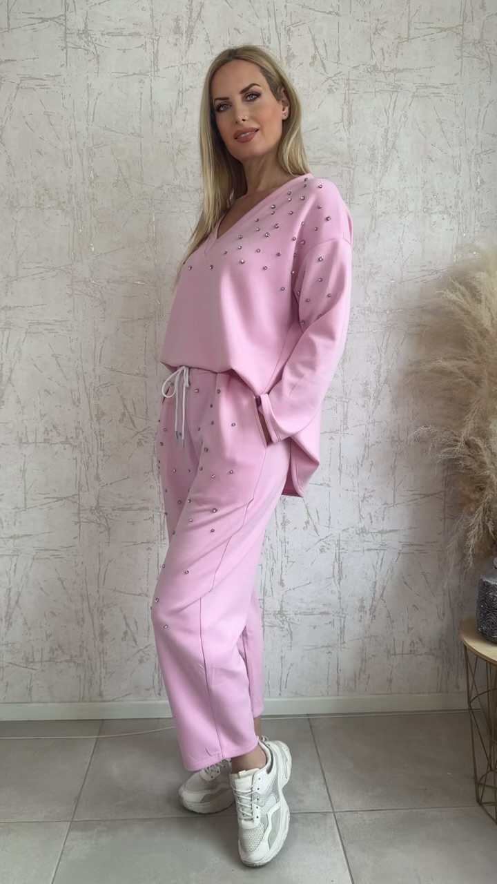 Claudia σετ φόρμας- Ροζ