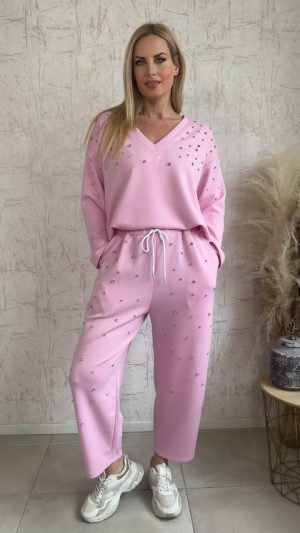 Claudia σετ φόρμας- Ροζ