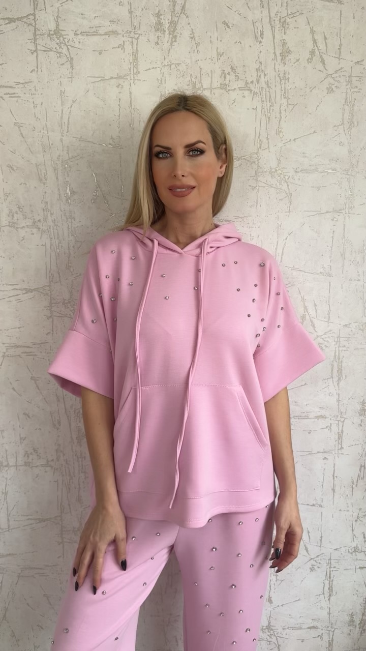 Σετ φόρμας Bella- Ροζ