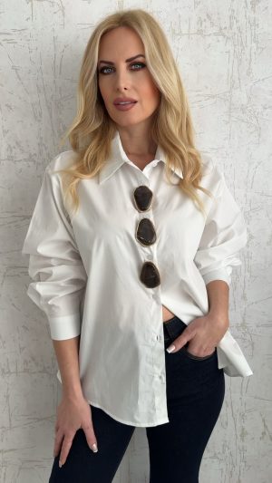Πουκάμισο με κουμπιά μεγάλα