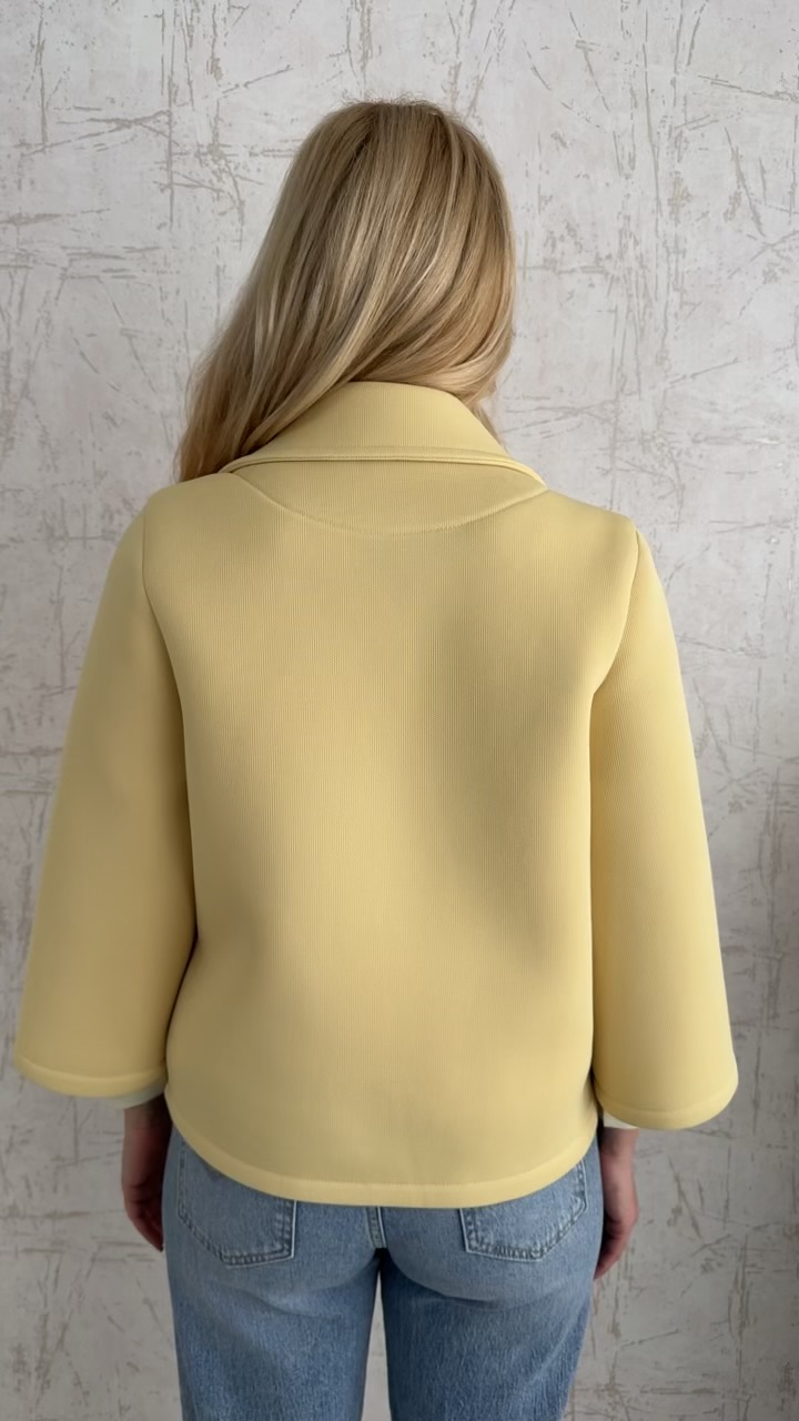 Πικε τζάκετ- Κίτρινο