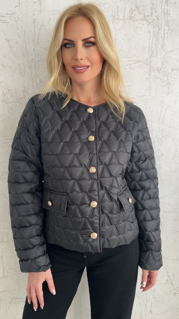 Καπιτονέ τζάκετ-Μαυρο