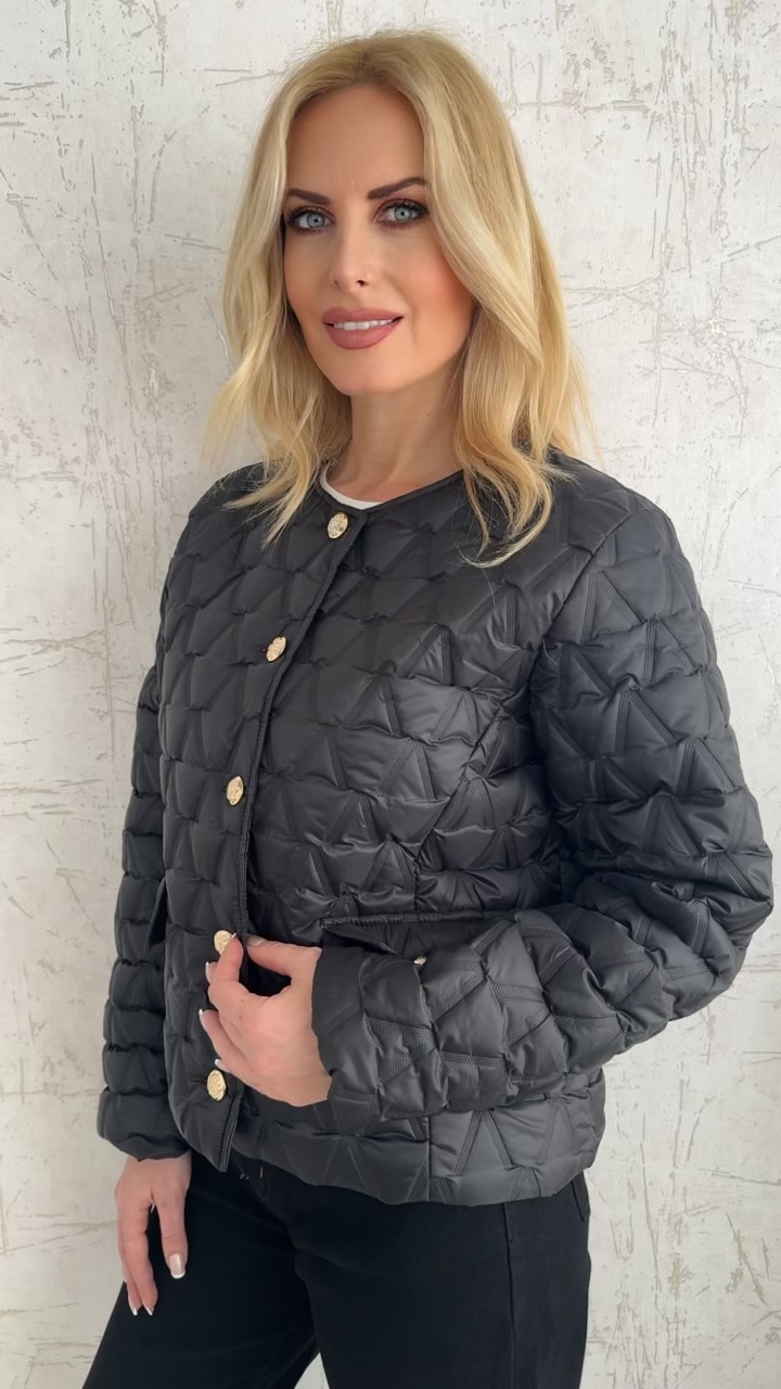 Καπιτονέ τζάκετ-Μαυρο