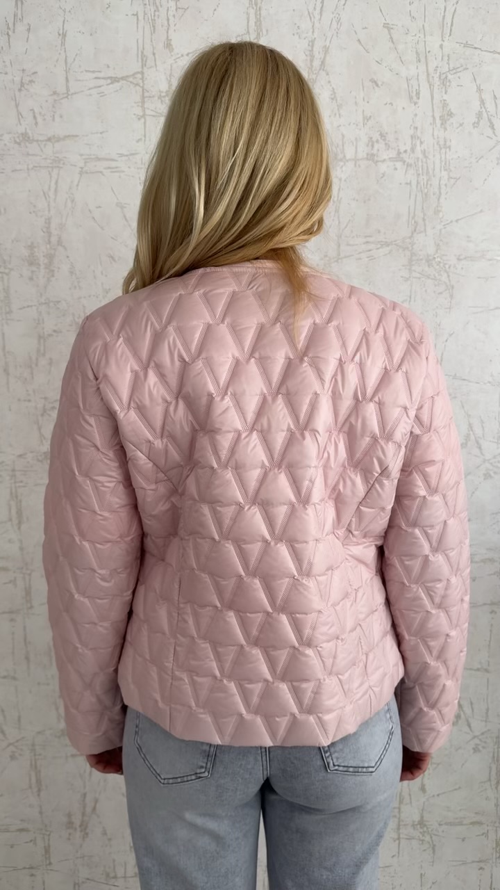 Καπιτονέ τζάκετ-Ροζ