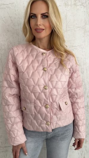 Καπιτονέ τζάκετ-Ροζ