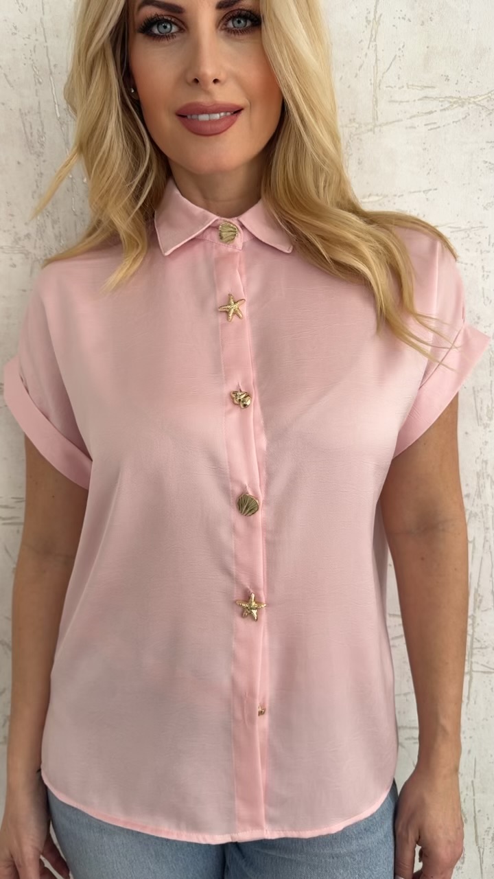 Πουκάμισο με διακοσμητικά κουμπιά