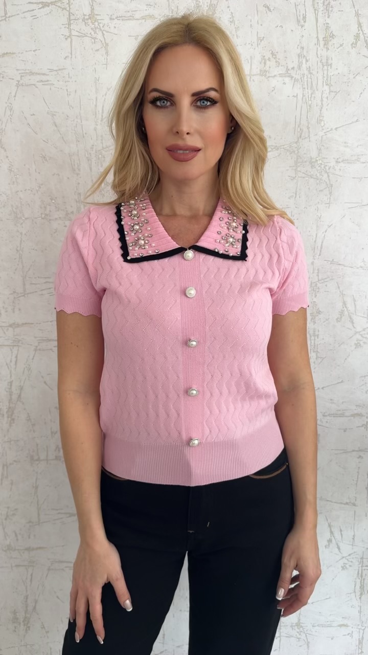 Chic Pearl Μπλούζα-Ροζ
