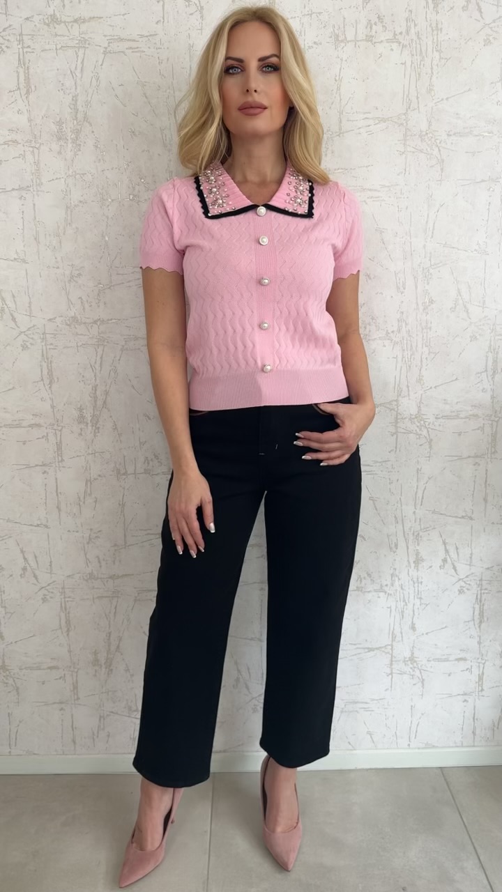 Chic Pearl Μπλούζα-Ροζ