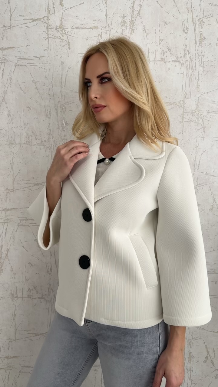 Πικε τζάκετ-Ασπρο