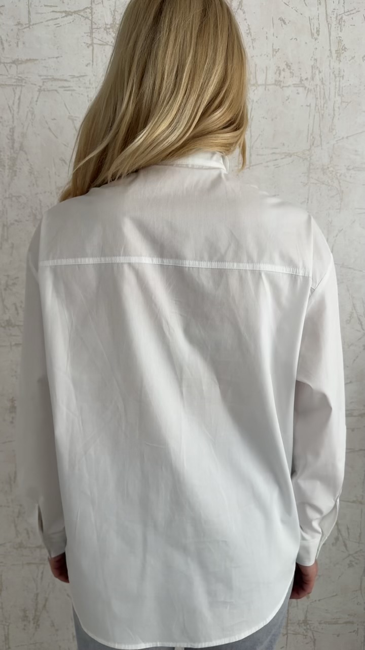 Πουκάμισο ποπλινα με στρας