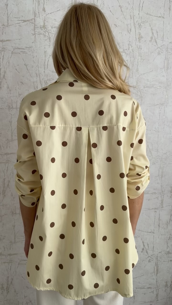 Πουκάμισο πουά- Κίτρινο