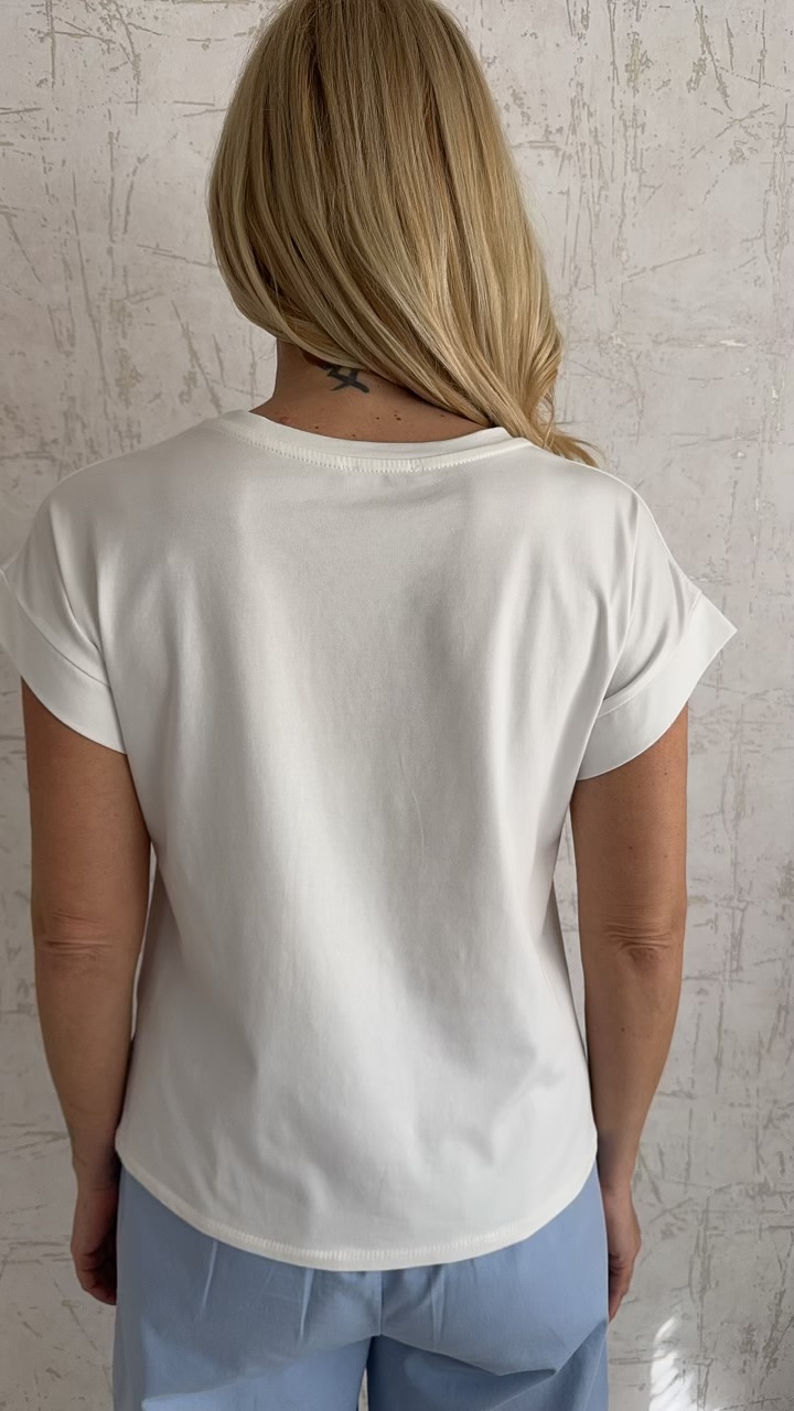 T-shirt βαμβακερό σκυλάκι