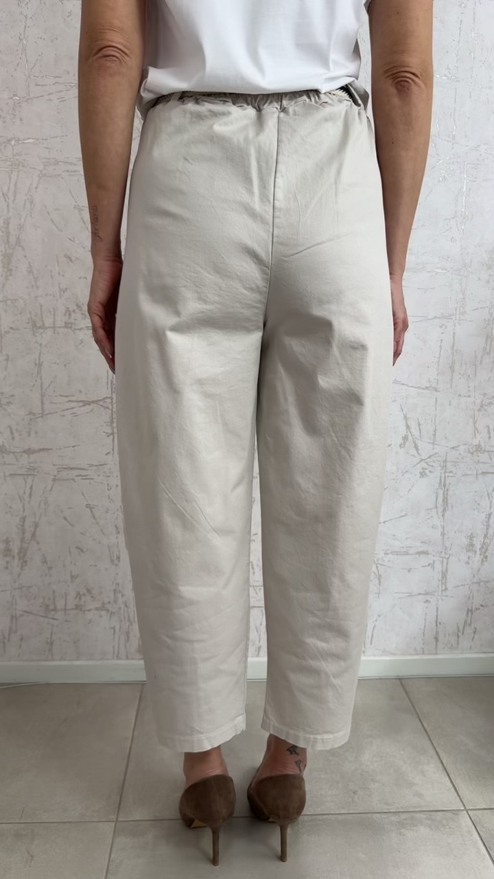 Baggy παντελόνι- Μπεζ