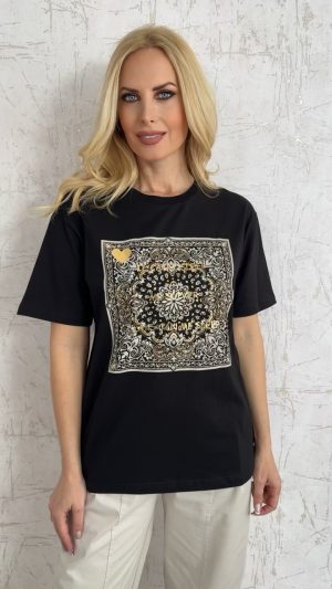 T-shirt βαμβακερό με τύπωμα
