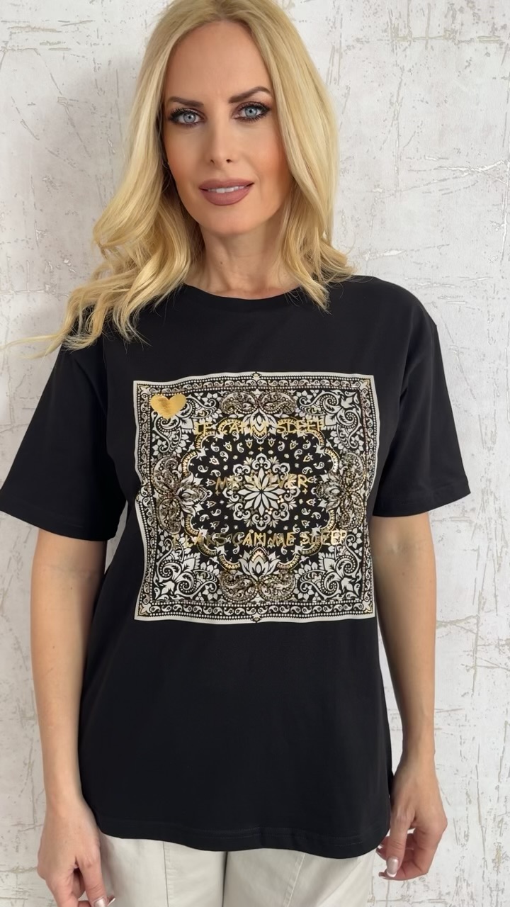 T-shirt βαμβακερό με τύπωμα