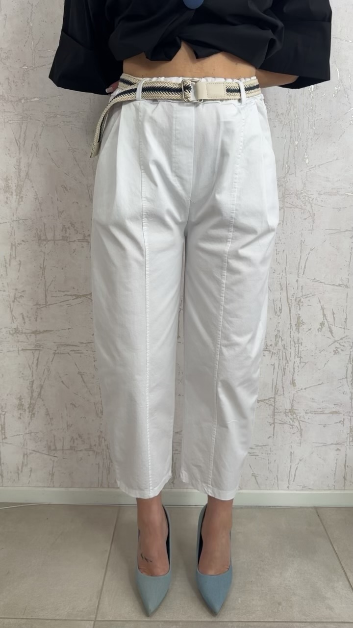 Baggy παντελόνι- Ασπρο