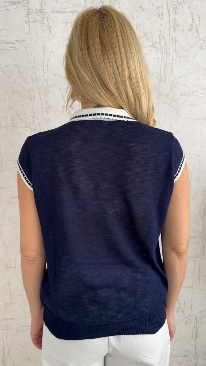 Navy μπλούζα-Μπλε