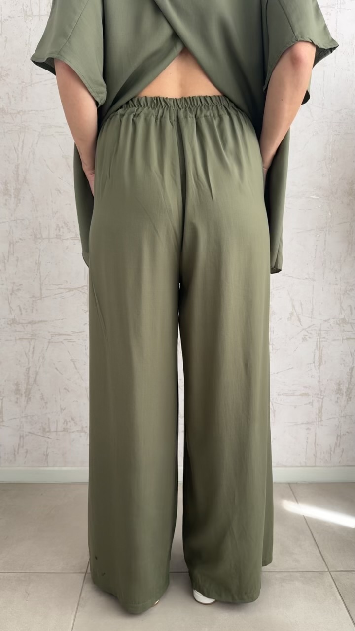 Oversized twin set- Χακί