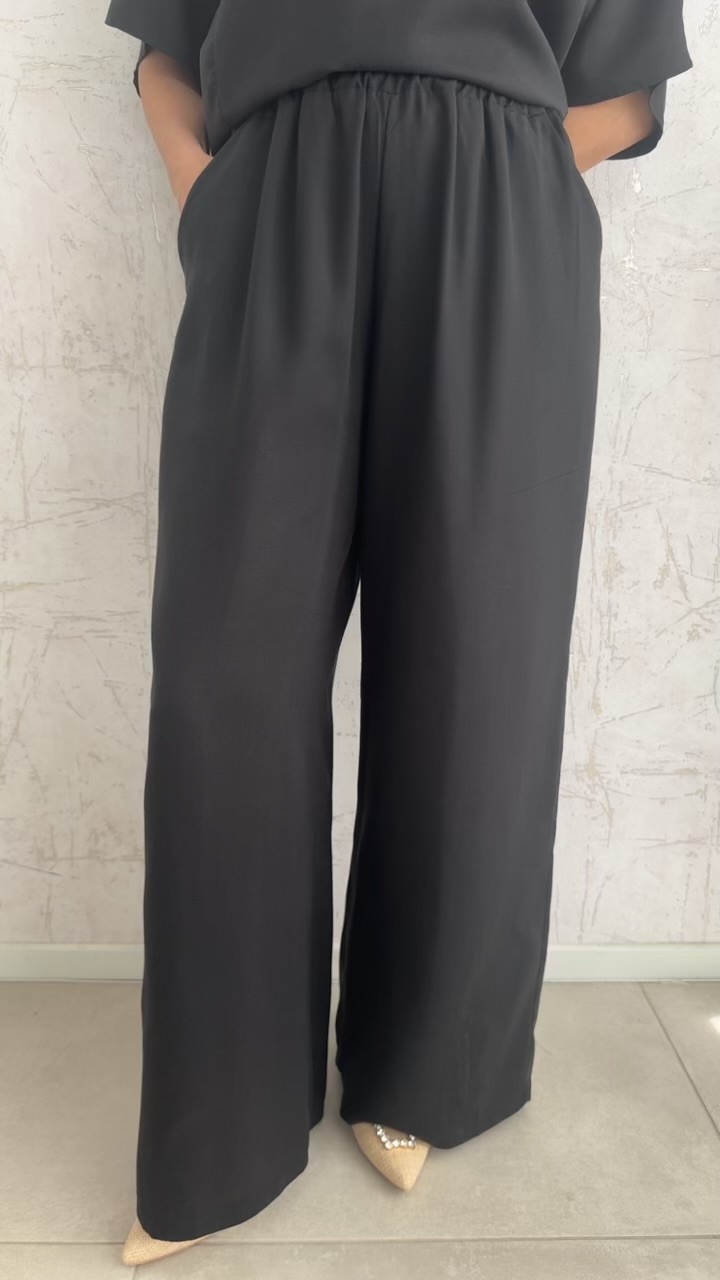 Oversized twin set- Μαυρο