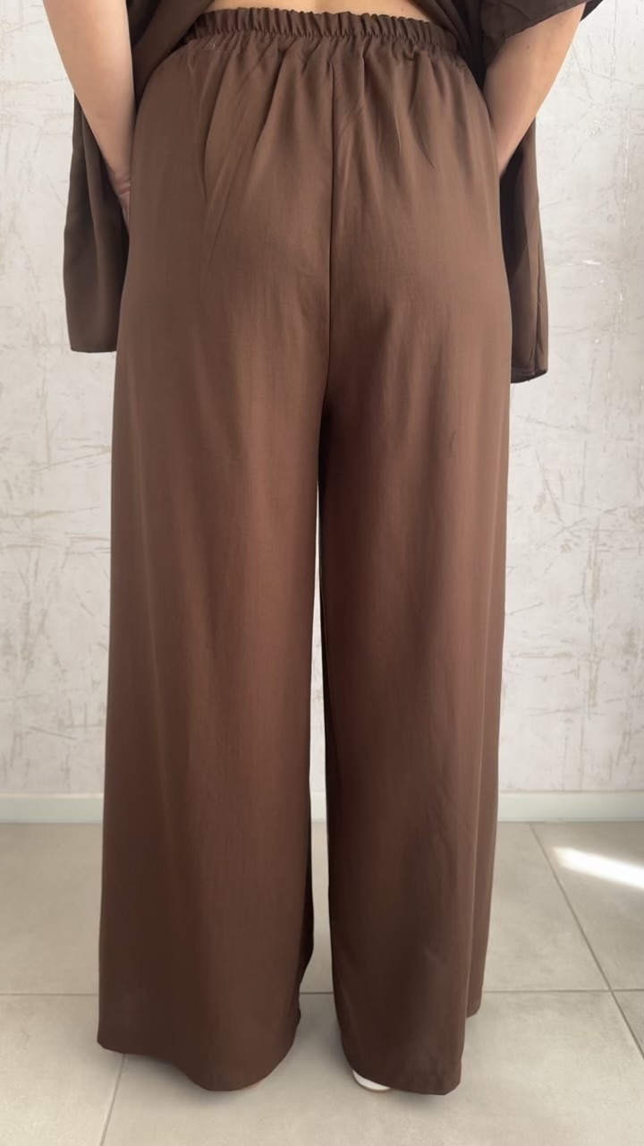 Oversized twin set- Καφε