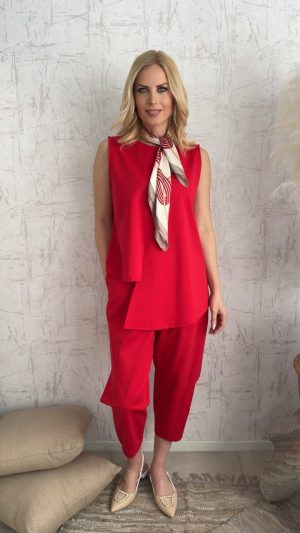 Tania twin set- Κόκκινο