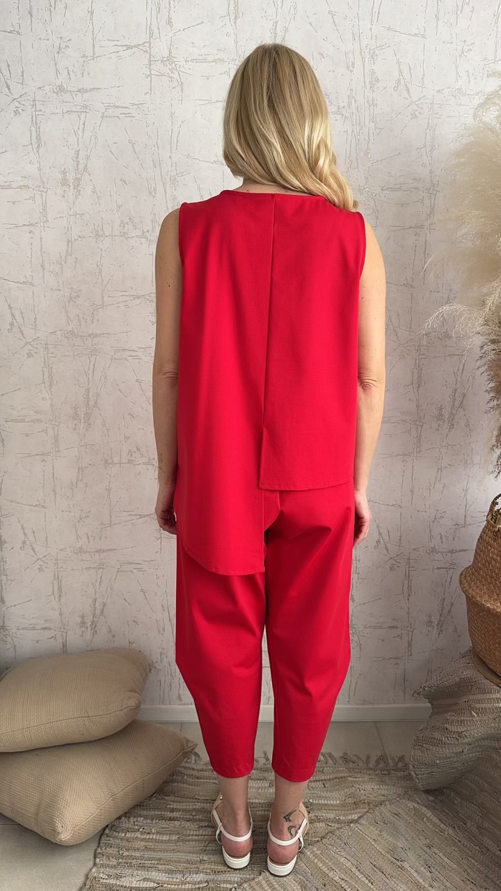 Tania twin set- Κόκκινο