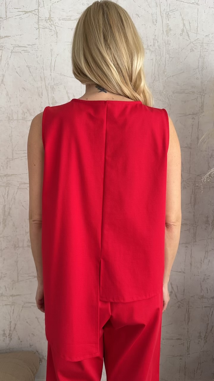 Tania twin set- Κόκκινο